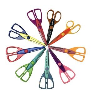 Provo Craft Paper‎ Shapers Crafting Scissors Lot 9 Scrapbooking Decorative Edge